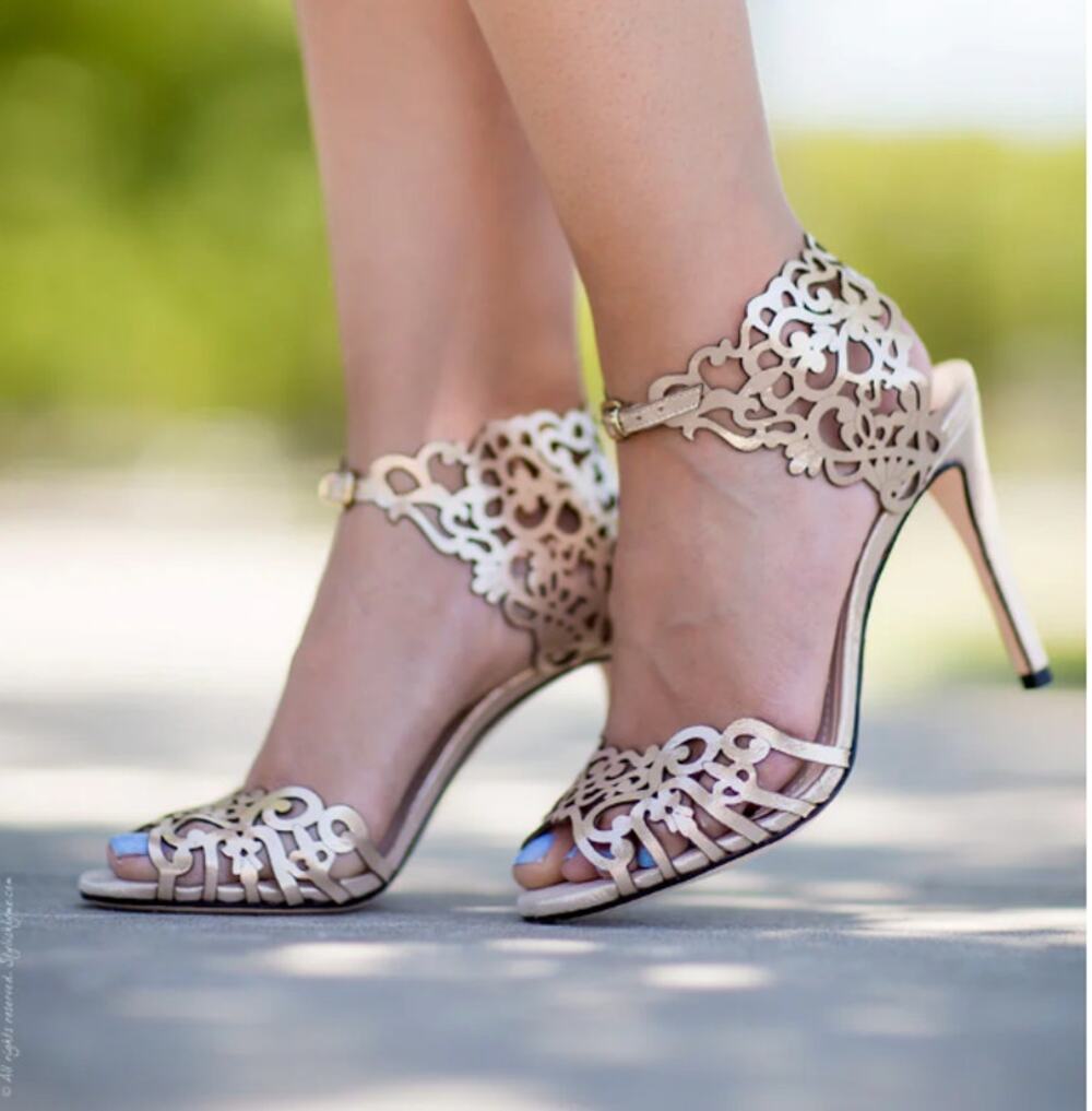 Klub Nico Heels Moxie Gold Cut out EU 36 Size 7